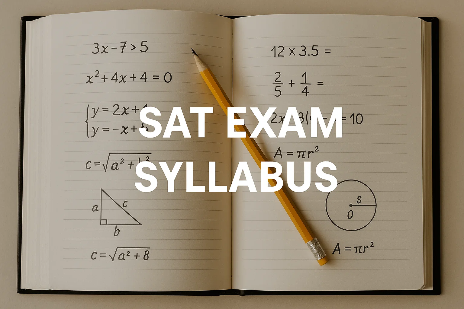 sat exam syllabus