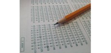 GRE GMAT exam answer sheet