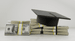Graduation cap with US dollars