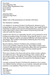 Sample Professional Letter of Recommendation for College or University Applications