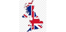UK map with flag