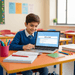 Student using SGPA to CGPA tool at desk