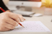 GMAT exam answer sheet