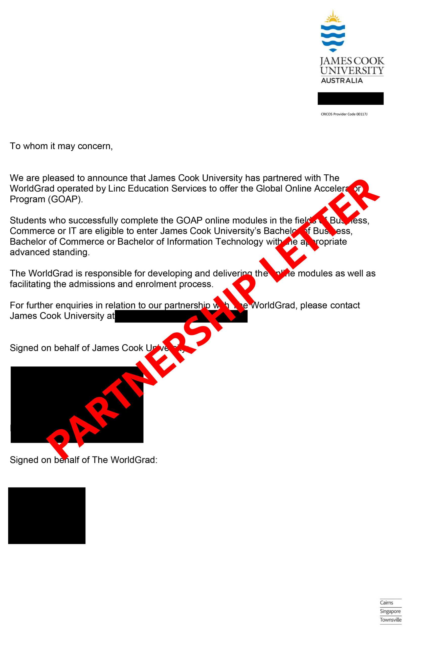 JCU-Aus-Partnership-Letter-GOAP