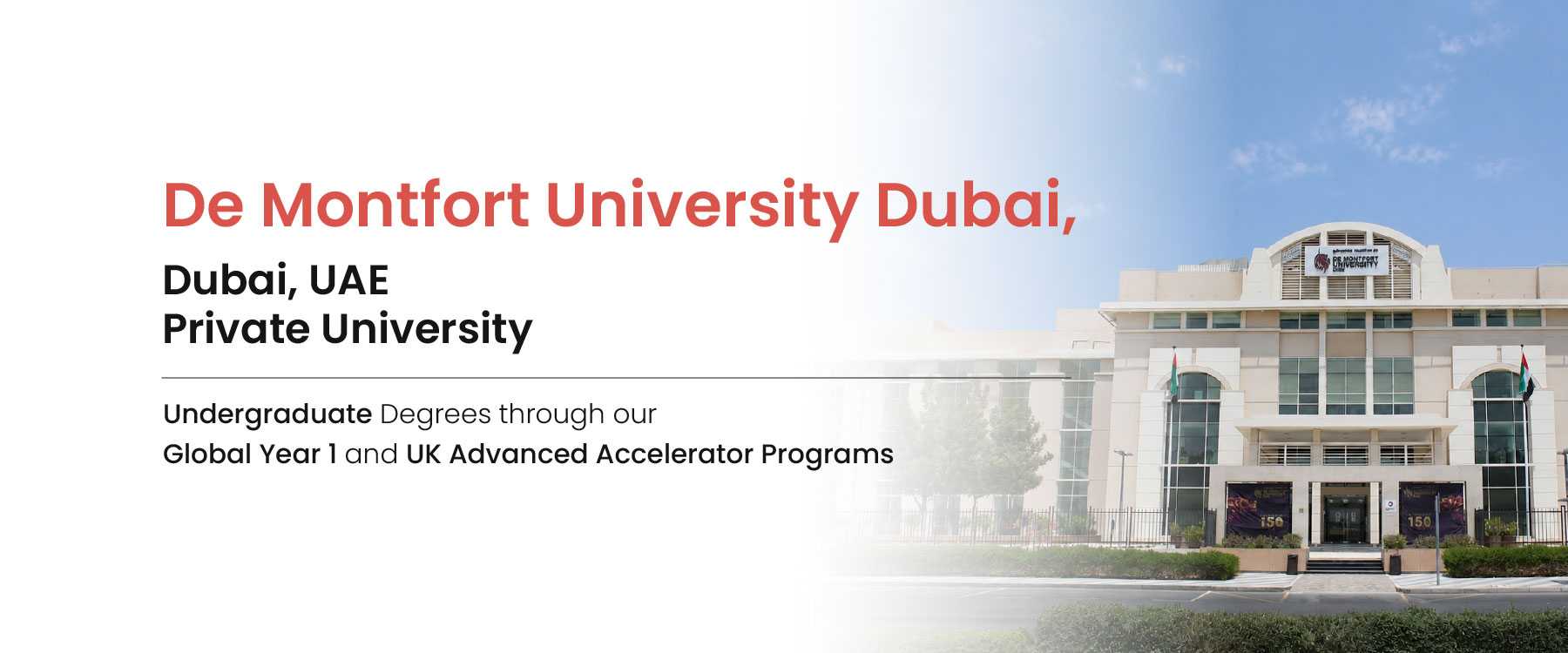 Study in De Montfort University Dubai with The WorldGrad