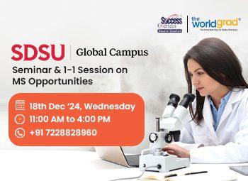 Exclusive Seminar & 1-1 Session on SDSU Master’s Programs
