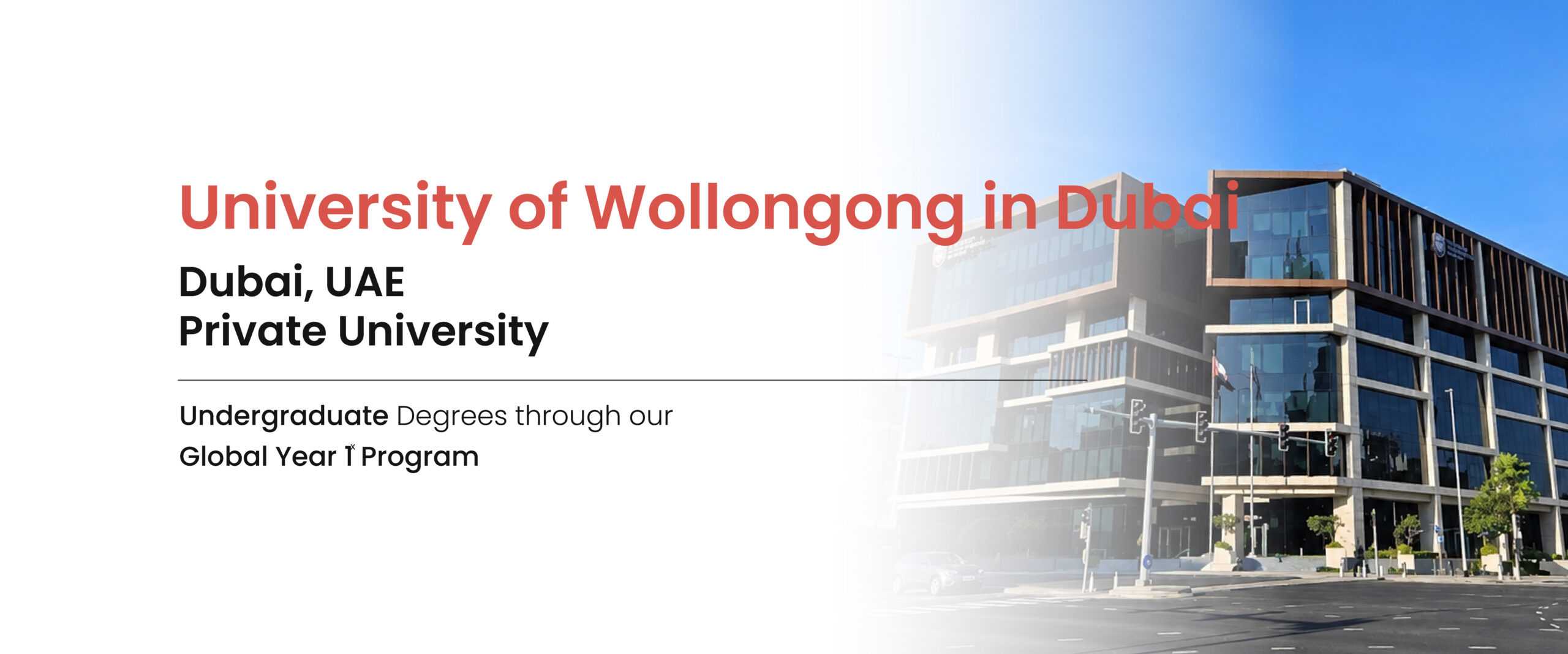 Study in University of Wollongong in Dubai with The WorldGrad