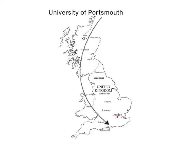 University of Portsmouth Map