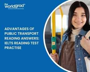 Advantages of Public Transport Reading Answers IELTS Reading Test Practise - Grid Image