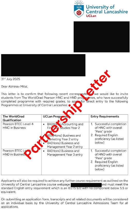 uclan ukaap partnership letter
